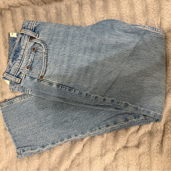 Abercrombie Midrise 90’s Straight Women's Light Blue Ankle Jeans 27 Short 4 - Picture 2 of 6